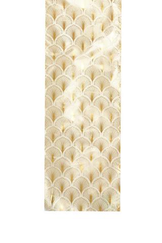 SCALLOP FOIL TABLE RUNNER