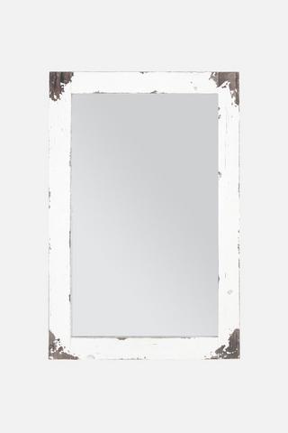 RUSTIC DECORATIVE MIRROR 60X90CM