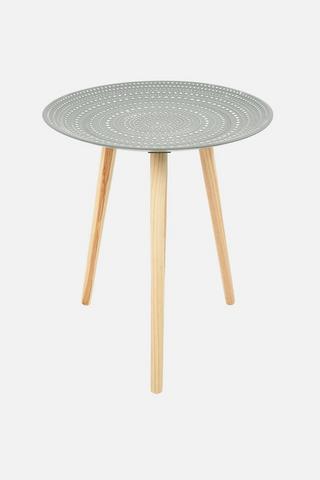 TEXTURED DOT SIDE TABLE