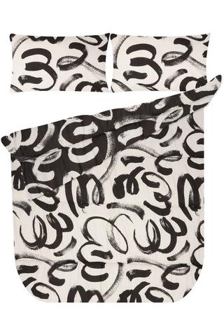 6 PIECE ABSTRACT POLYESTER COMFORTER