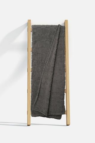 CORAL FLEECE HEART BLANKET 180X200CM