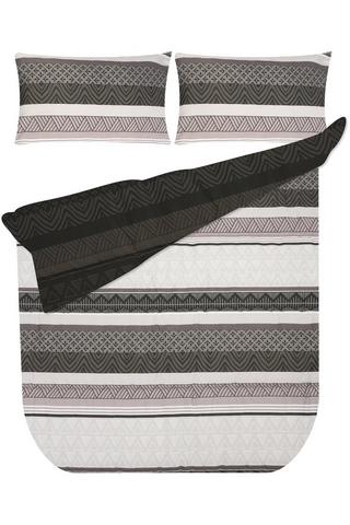 STRIPE POLYCOTTON COMFORTER