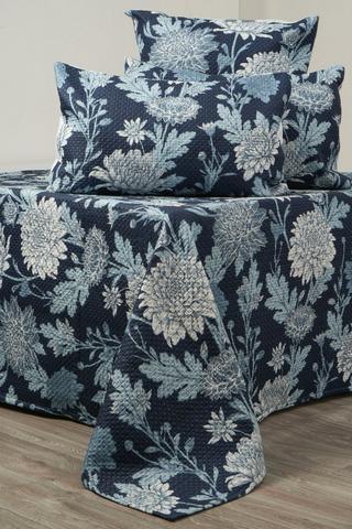 5 PIECE FLORAL POLYESTER QUILT SET