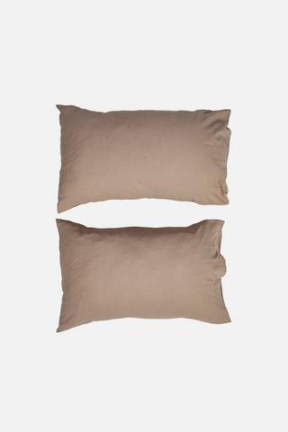 2 PACK POLYESTER STANDARD PILLOWCASES