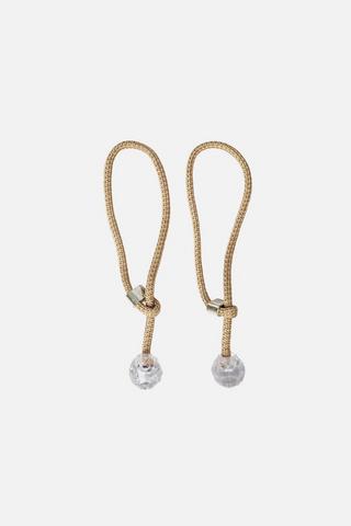 2 PACK DIAMOND ROPE CURTAIN TIEBACK