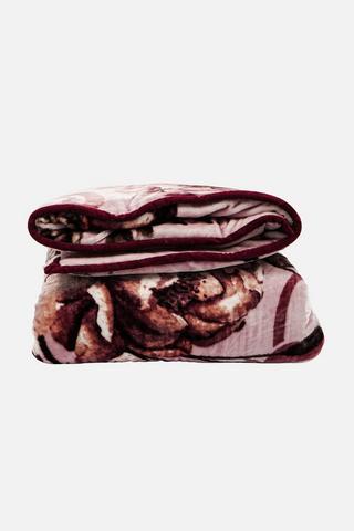 FLORAL MINK BLANKET - 4KG