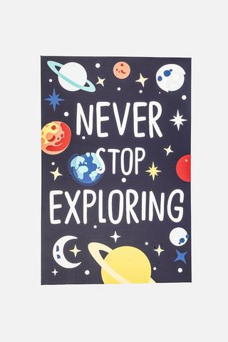 KIDS SPACE LAUNCHER WALL ART 40X60CM - 1 - Black