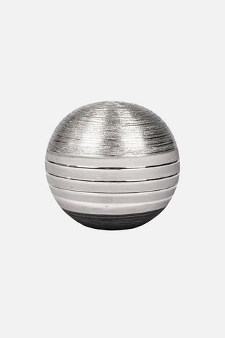 SILVER TEXTURE DECO BALL