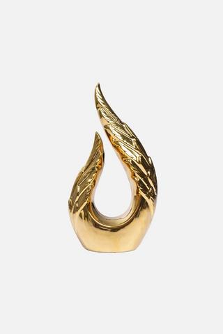 FLAME ORNAMENT GOLD