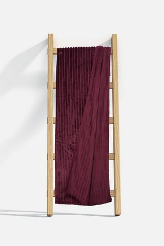 EMBOSSED FLANNEL BLANKET 200X220CM