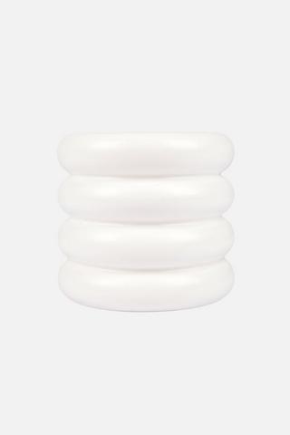 CERAMIC RIBBED PLANTER