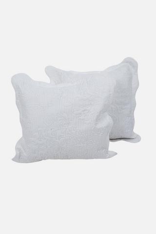 2 PACK QUILTED CONTI PILLOWCASES
