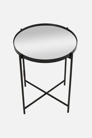 MIRROR SIDE TABLE