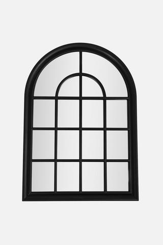 RECTANGLE WINDOW MIRROR - BLACK