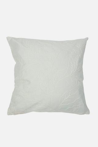 LEAF EMBROIDERED SCATTER 50X50CM