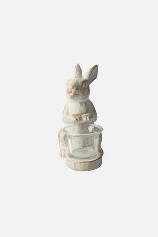 TEA LIGHT BUNNY HOLDER