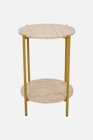 INDIANA TWO TIER SIDE TABLE