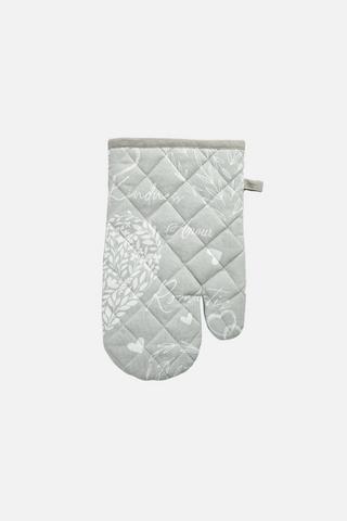 HEART SCRIPT OVEN GLOVE