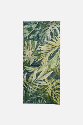 PALM PRINTED RUG 60X120CM