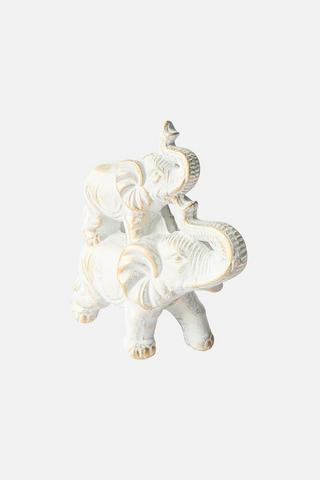 STACKED ELEPHANT ORNAMENT