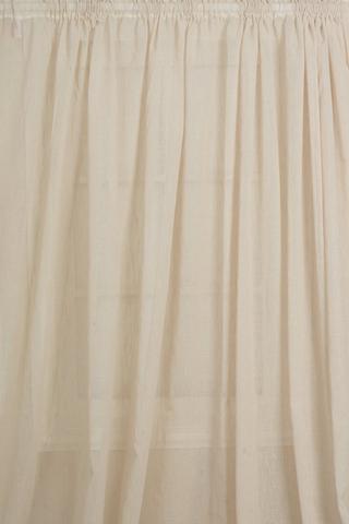 XW SLUB SHEER TAPED CURTAIN 270X218CM