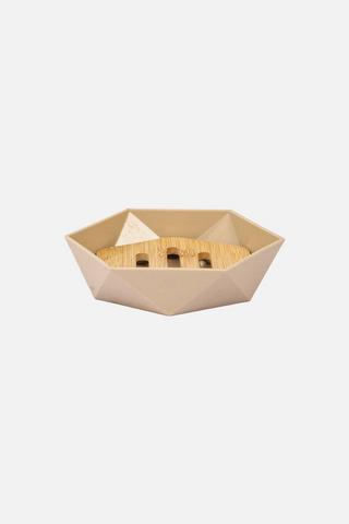 FACETED SOAP DISH