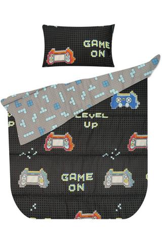 KIDS GAME ON POLYESTER COMFORTER