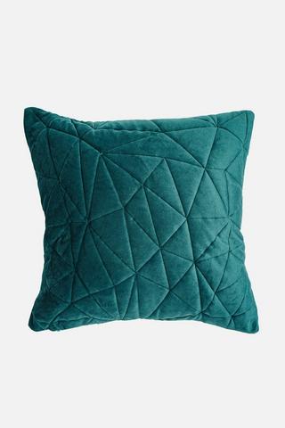 2 PACK EMBOSSED VELVET SCATTER COVERS 43X43CM