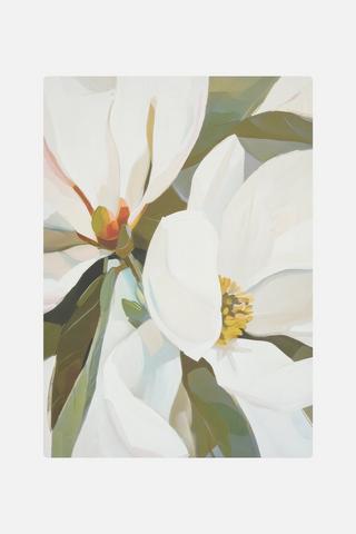 AFRESH MAGNOLIA WALL ART 50X70CM - 1 - Ivory