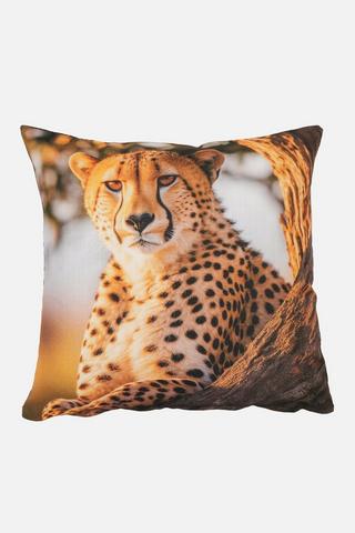 CHEETAH THRONE SCATTER 43X43CM