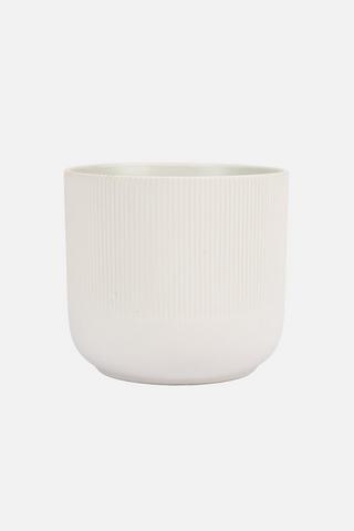RIBBED DECORATIVE PLANTER
