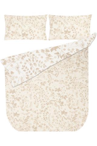 BOTANICAL INTERLACED POLYCOTTON DUVET COVER