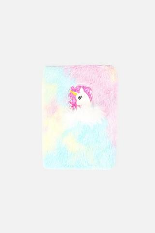 KIDS UNICORN FLUFFY NOTEBOOK