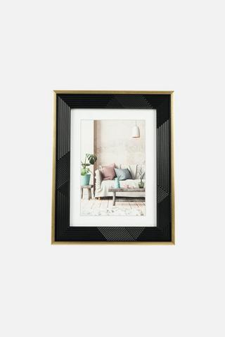 GEO FRAME BLACK 15X20CM