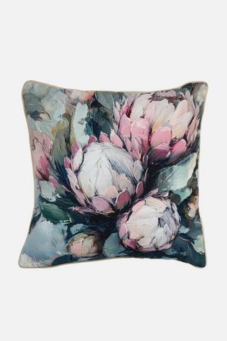 PLEASURES PROTEA PRINTED SCATTER 50X50CM