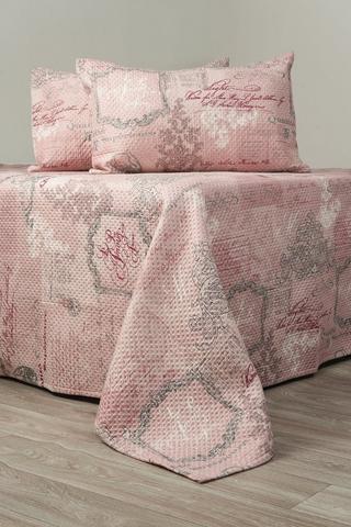 4 PIECE ABSTRACT POLYESTER QUILT SET
