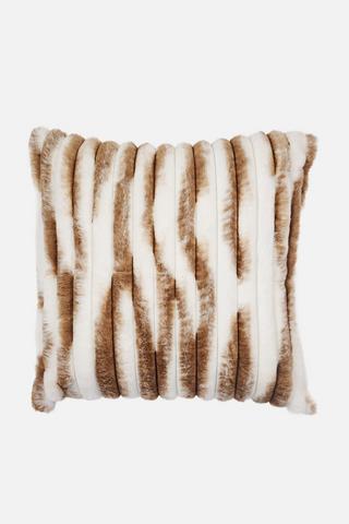 TYE-DIE FAUX FUR SCATTER CUSION 50X50CM