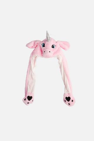 KIDS PLUSH UNICORN HAT