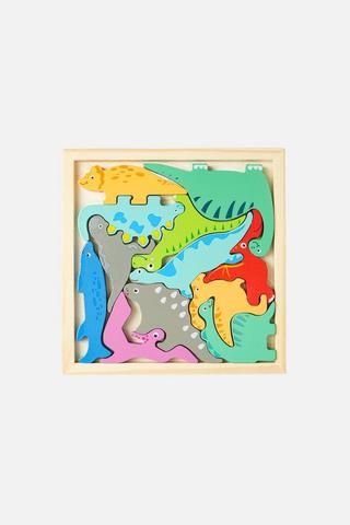 KIDS DINO PUZZLE TOYS - 1 - Multi