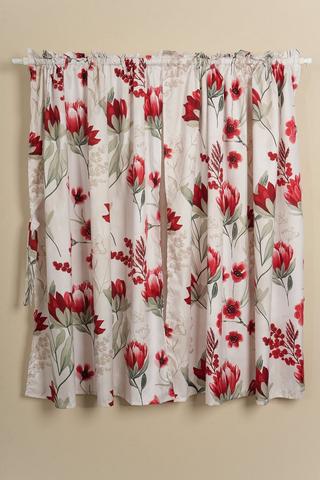 PROTEA TAPED KITCHEN CURTAINS 230X120CM