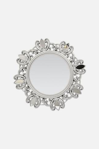 ORNATE ROUND WALL MIRROR - 50CM