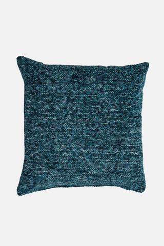 CHENILLE SCATTER COVER 50X50CM - 1 - Ice Blue