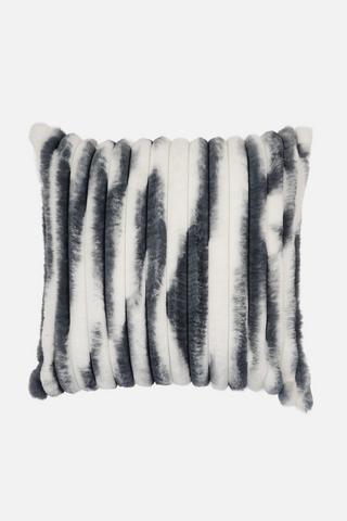TIE-DYE FAUX FUR SCATTER CUSHION 50X50CM
