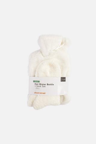HOT WATER BOTTLE & SOCK SET