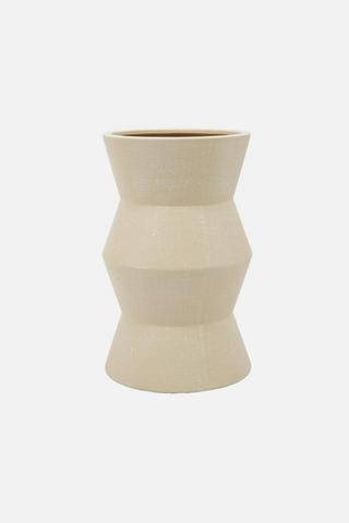 GEO CYLINDER DECORATIVE VASE