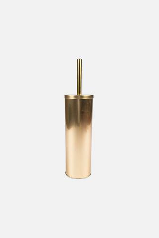 METALLIC TOILET BRUSH SET - 1 - Rose Gold