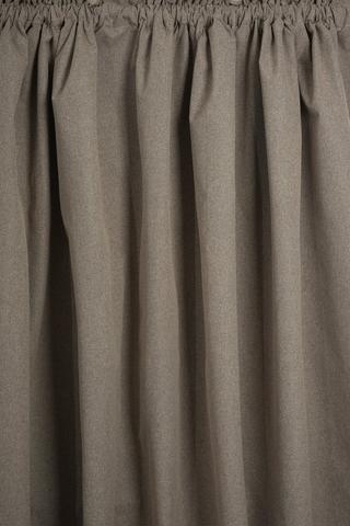 XW 100% BLACKOUT TAPED CURTAIN 270X218CM