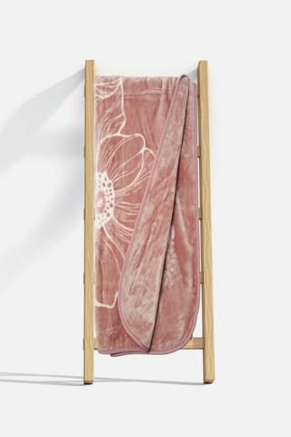 FLORAL MINK BLANKET 3KG