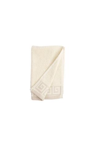 GREEK BORDER GUEST TOWEL