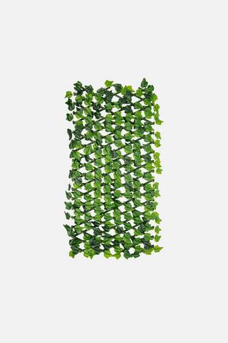 EXPANDABLE FAUX GREENERY FENCE - 1 - Forest Green